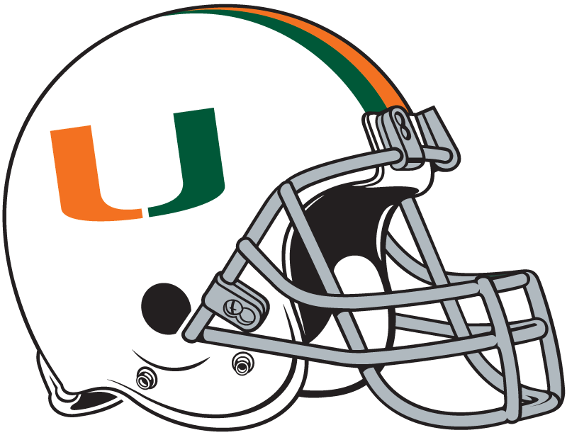 Miami Hurricanes 1976-1983 Helmet Logo diy iron on heat transfer